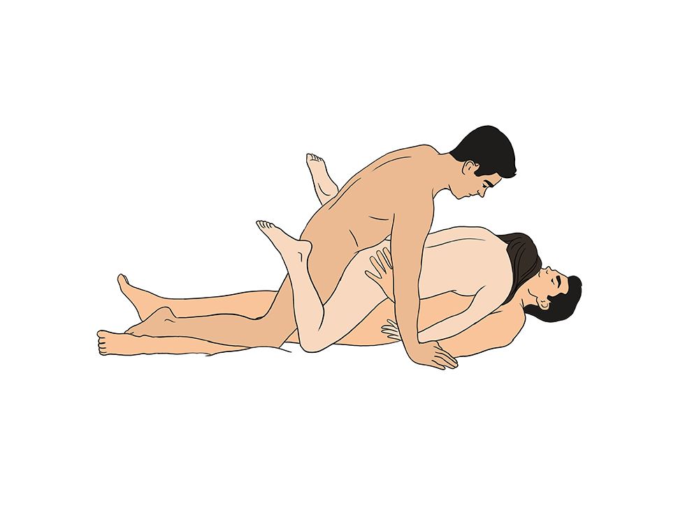 Woman Sandwich Sex Position